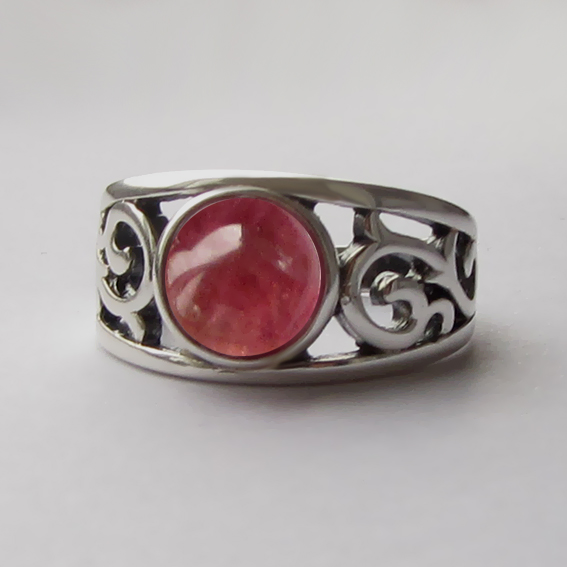 Кольцо с турмалином розовым, арт. ЭТ38