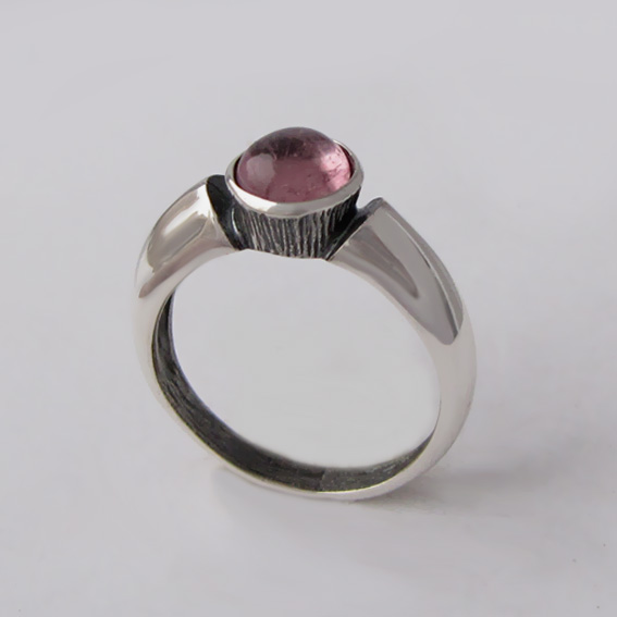 Кольцо с турмалином розовым, арт. ПФ36
