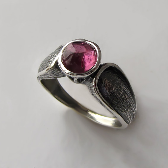 Кольцо с турмалином розовым, арт. ПФЧ36