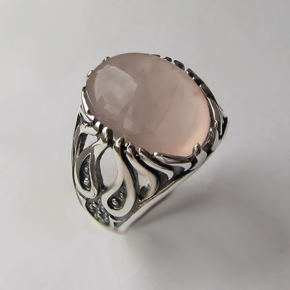 Серебряное кольцо с кварцем, арт. ОГ3