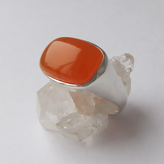 Кольцо с сердоликом, арт. ВОВП3
